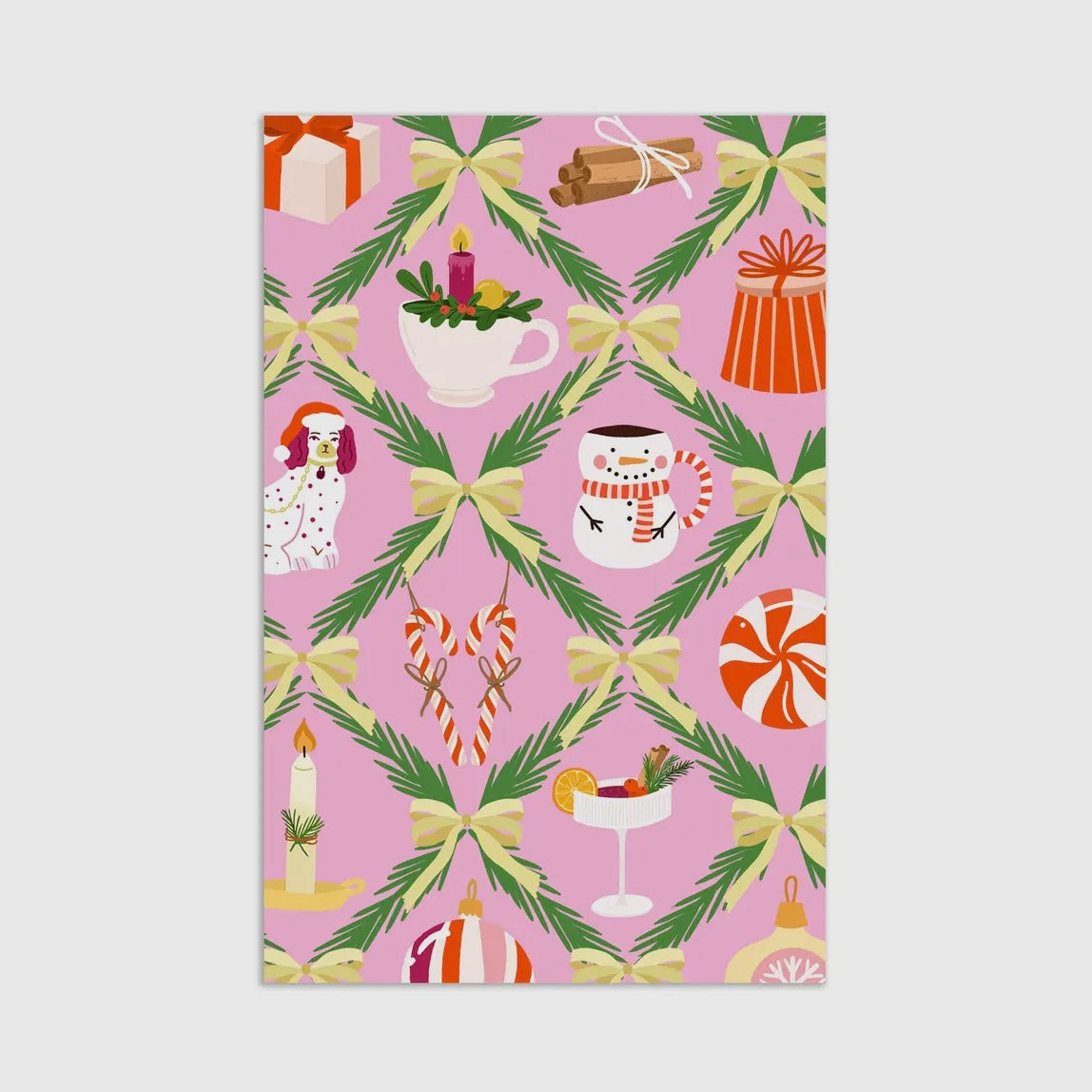 Minikarte - Winterdeko