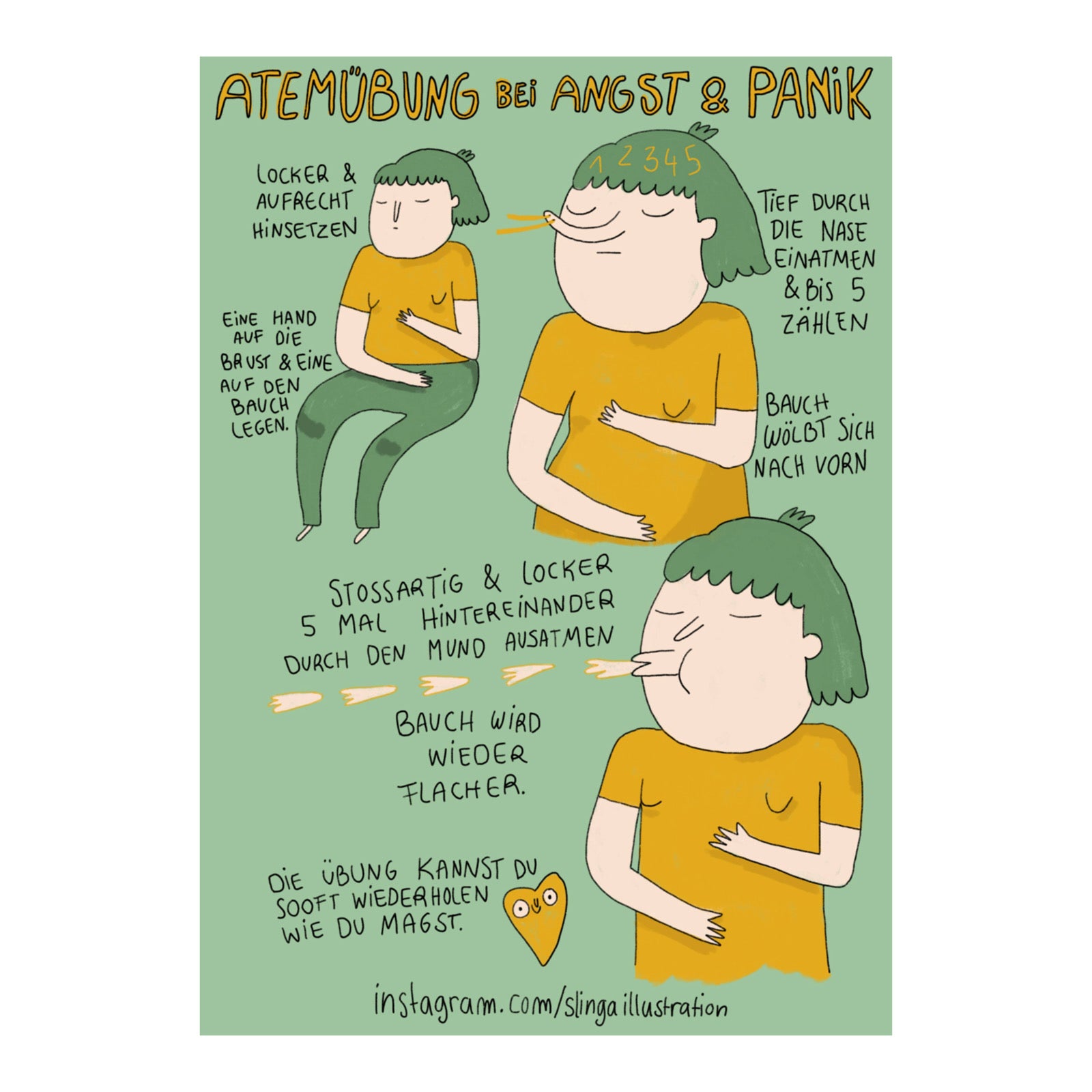 Postkarte - Angst & Panik