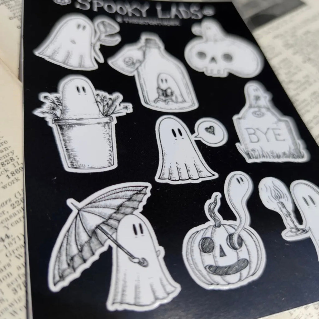 Stickerbogen - Spooky Lads