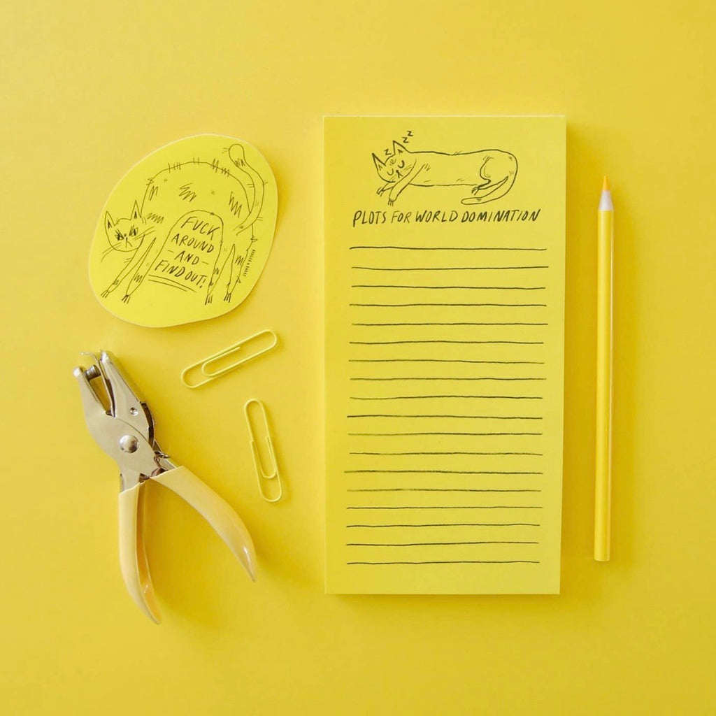 Notizblock - World Domination
