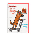 Grußkarte - Another Year Scoots By