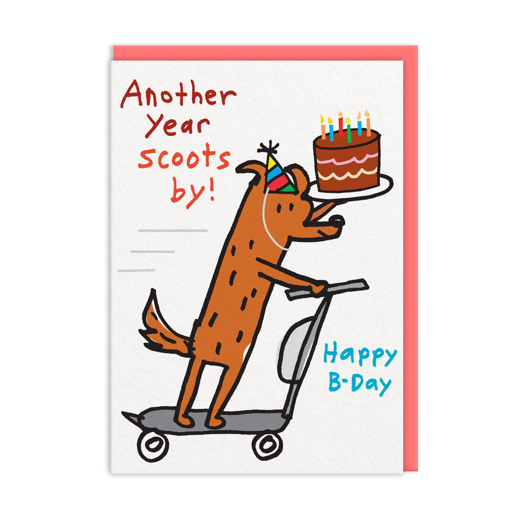 Grußkarte - Another Year Scoots By
