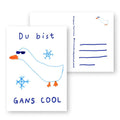 Postkarte - Du bist Gans Cool