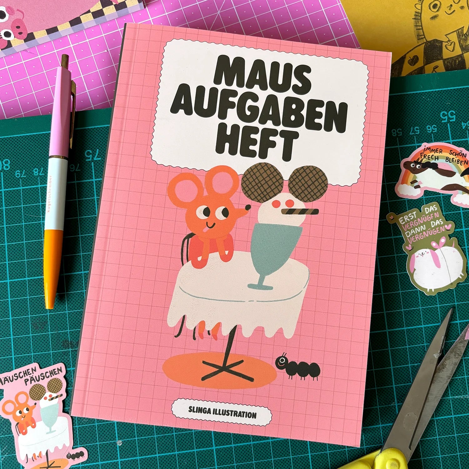 Planer Undatiert A5 - Mausaufgabenheft