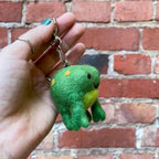 Schlüsselanhänger aus Filz - Frosch