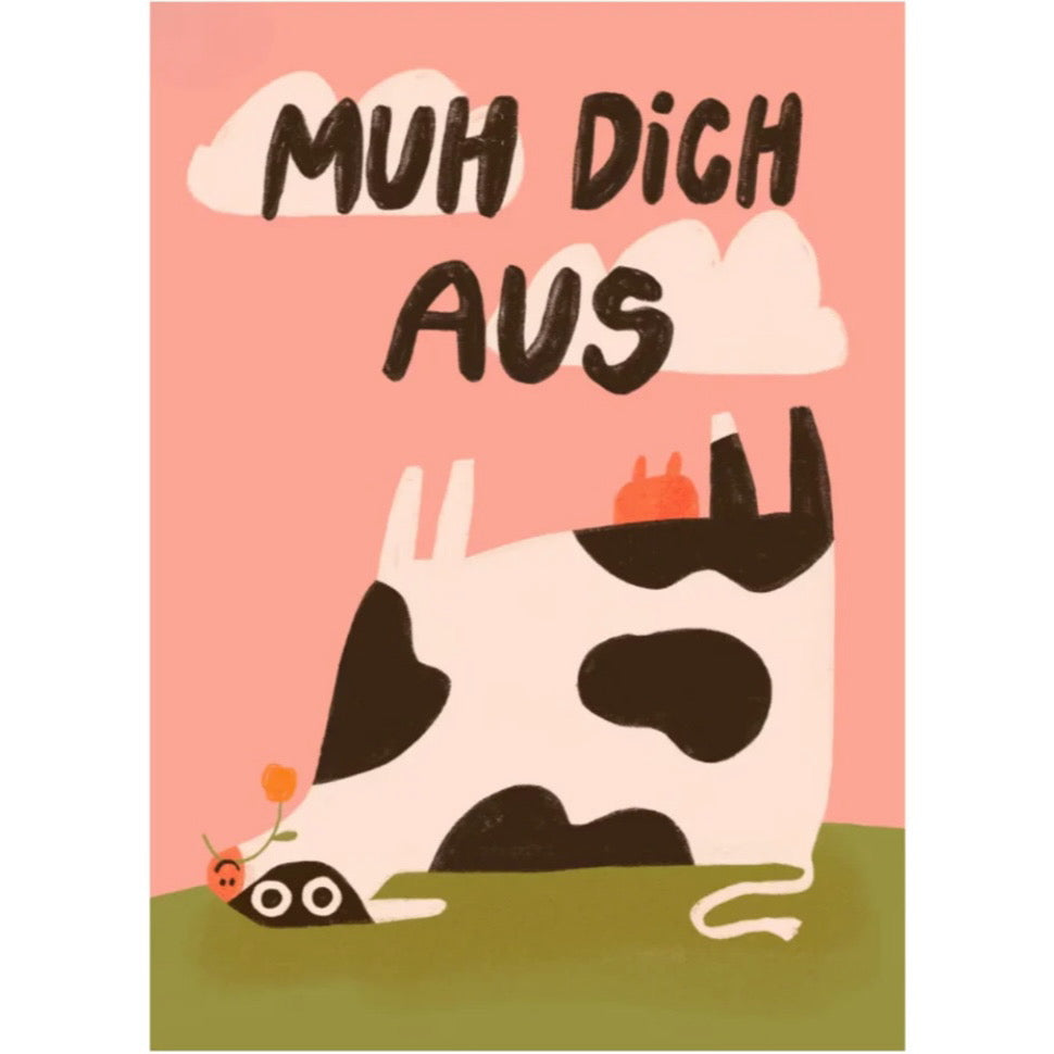 Postkarte - Muh Dich Aus