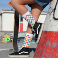 Socken - Checkerboard Bunt