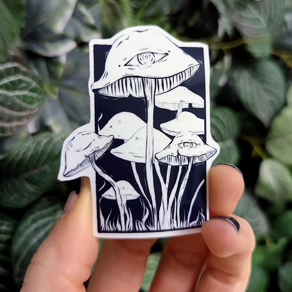 Sticker - Creepy Mushrooms
