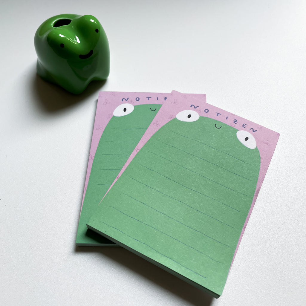 Notizblock A7 - Froggo