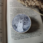 Anstecker aus Holz - Vincent Van Ghost