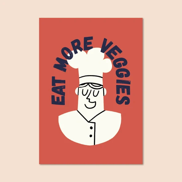 A5 Print - Eat More Veggies