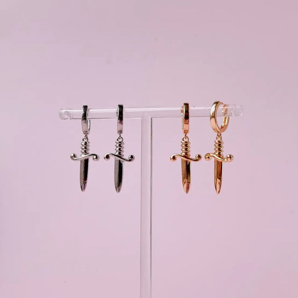 Ohrringe - Dagger (Gold/Silber)