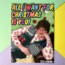 Postkarte - All I Want For Christmas Is You