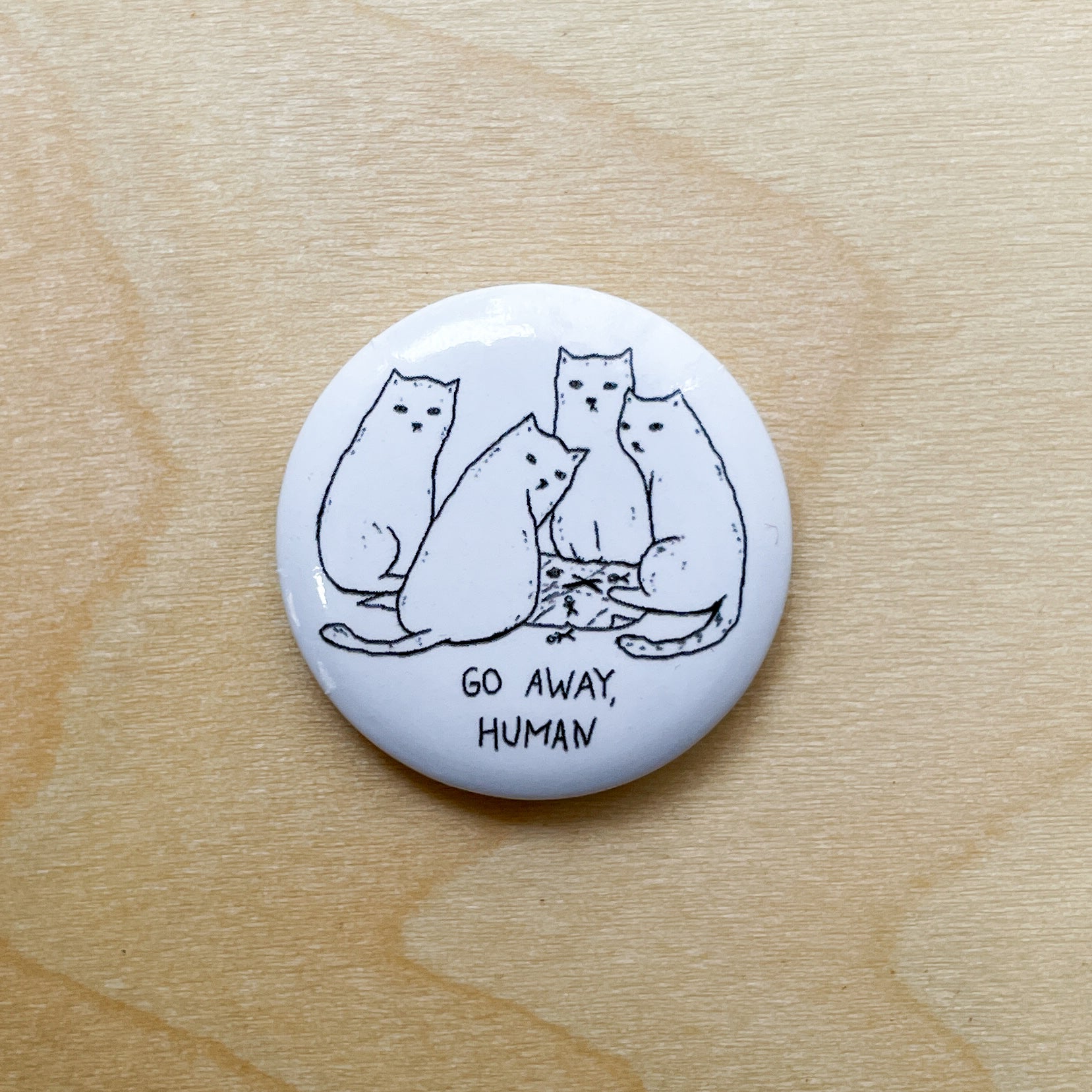 Magnet - Fox Shiver (rund)