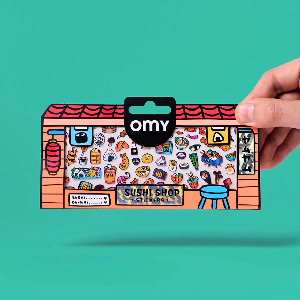 Stickerbogen - Sushi Shop