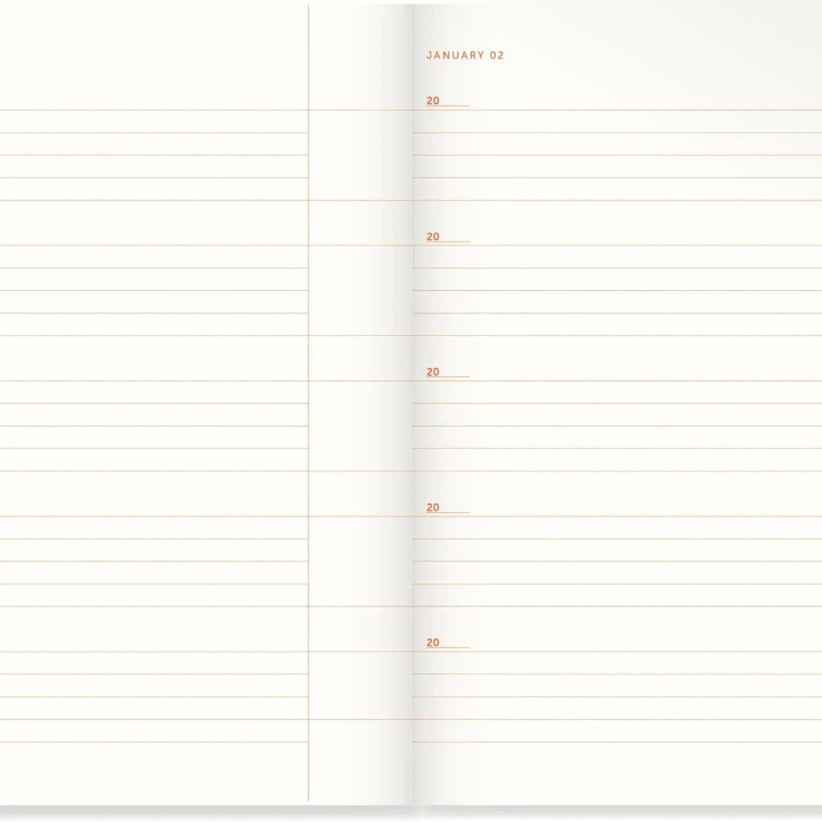A Line A Day - 5 Year Journal - Blau