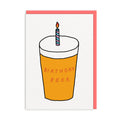 Grußkarte - Birthday Beer
