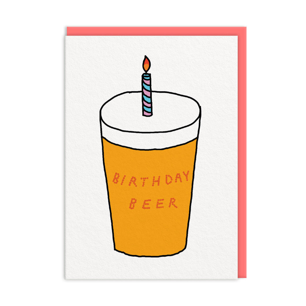 Grußkarte - Birthday Beer