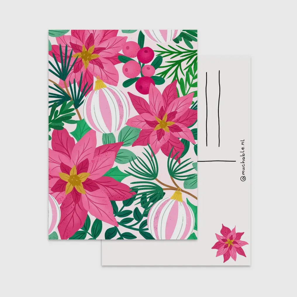 Postkarte - Winterblumen