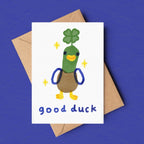 Grußkarte - Good Duck