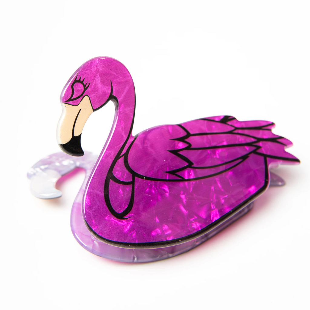 Haarspange - Flamingo