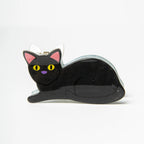 Haarspange - Schwarze Katze