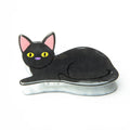 Haarspange - Schwarze Katze