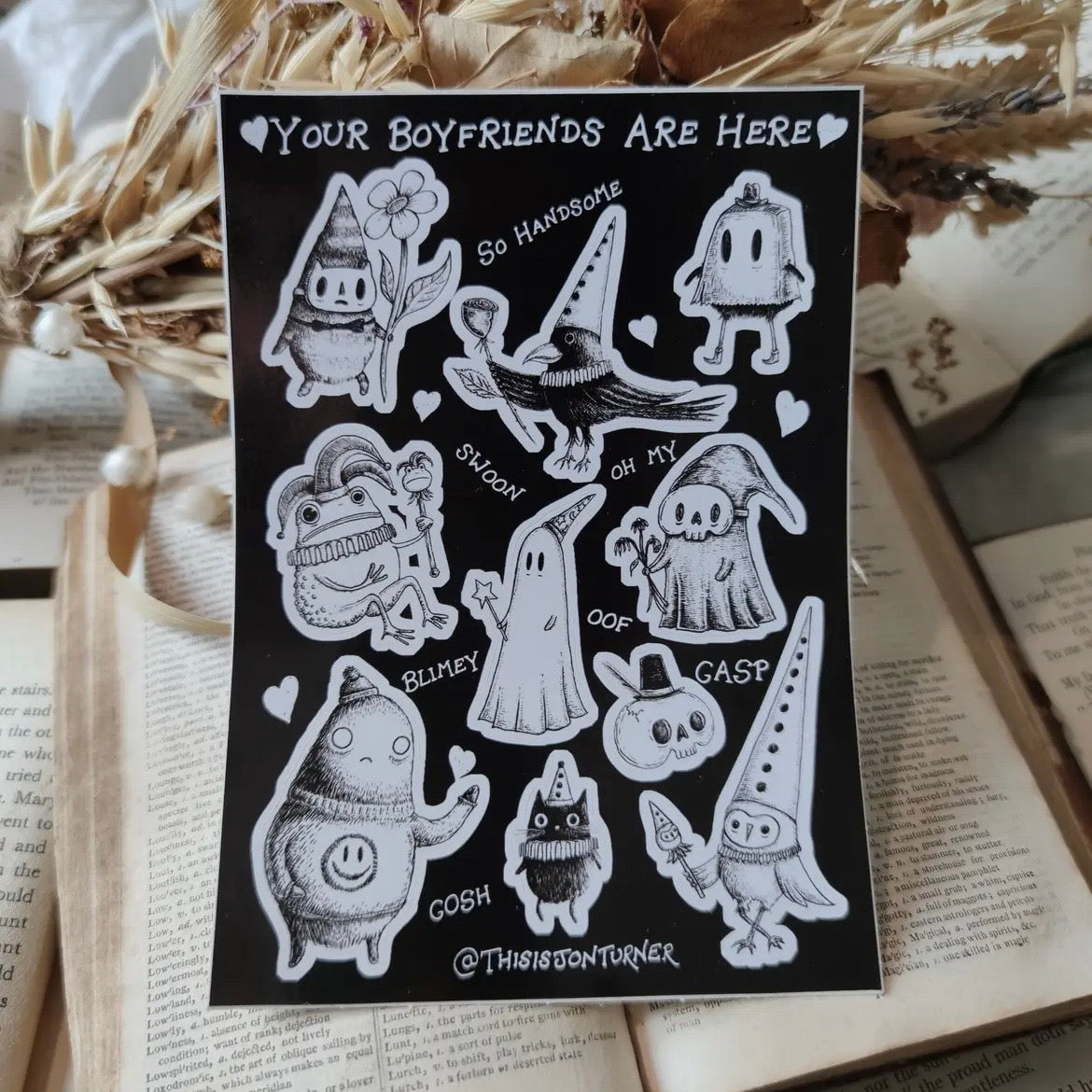 Stickerbogen - Your Boyfriends Are Here