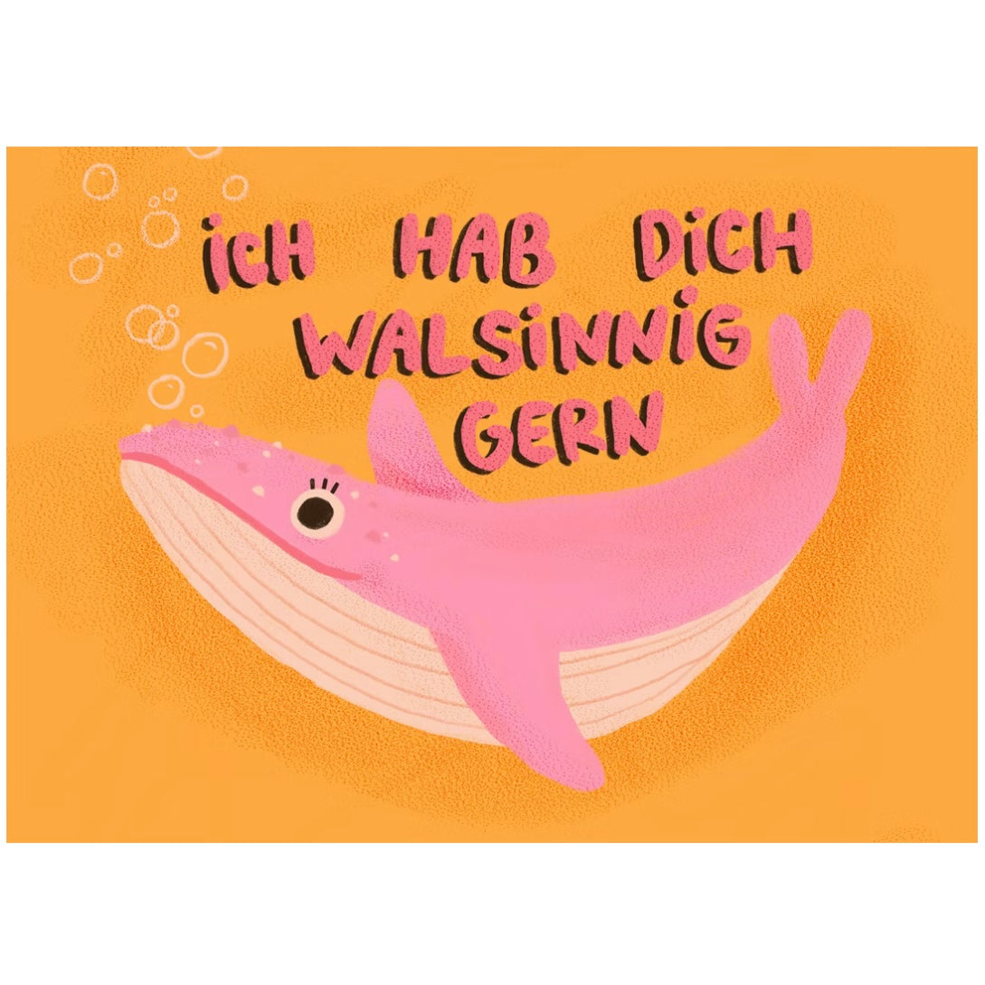 Postkarte - Walsinnig Gern