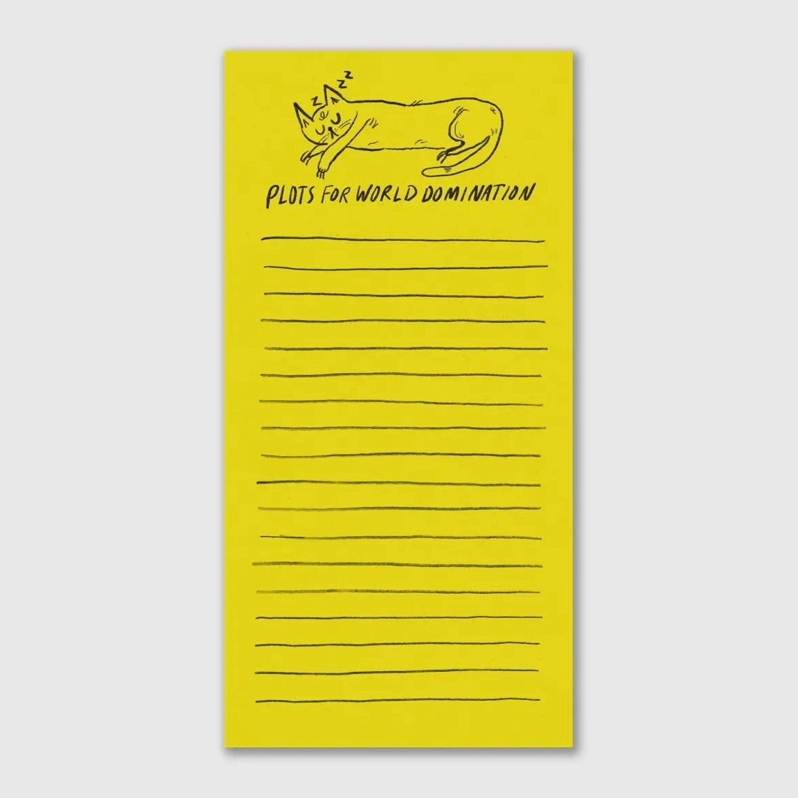 Notizblock - World Domination