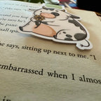 Magnetisches Lesezeichen - Kuh