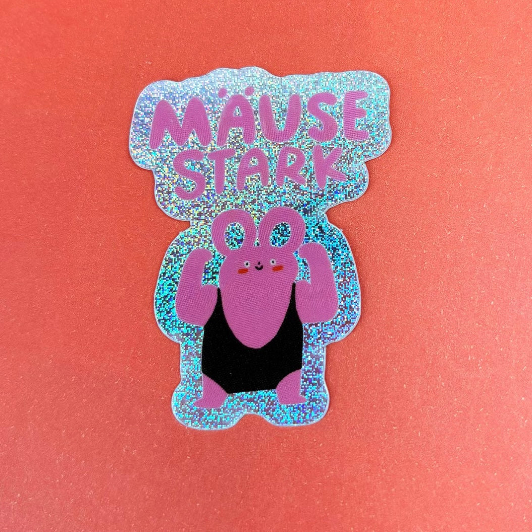 Sticker - Mäuse Stark