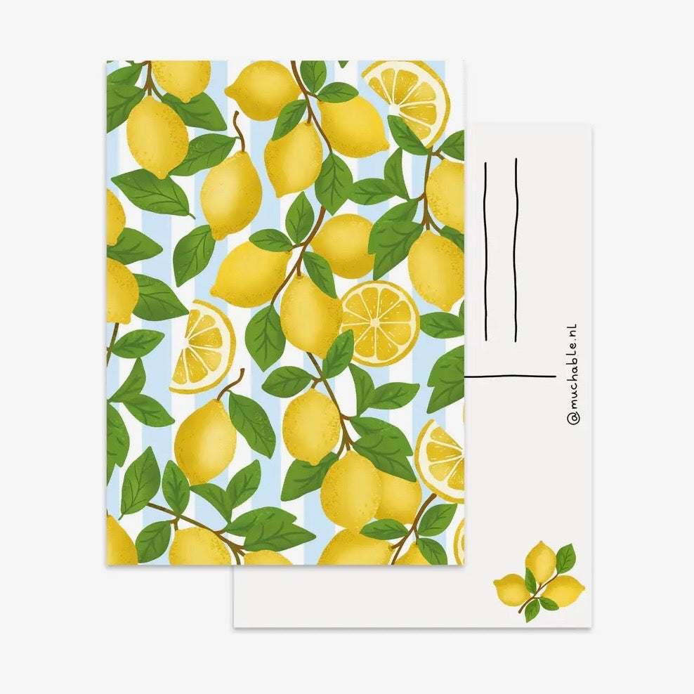 Postkarte - Zitronen