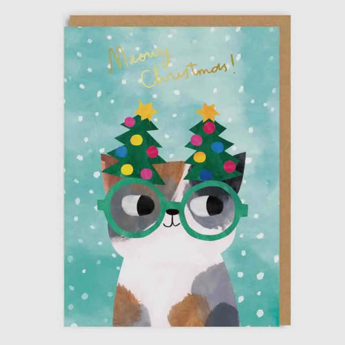 Grußkarte - Meowy Christmas