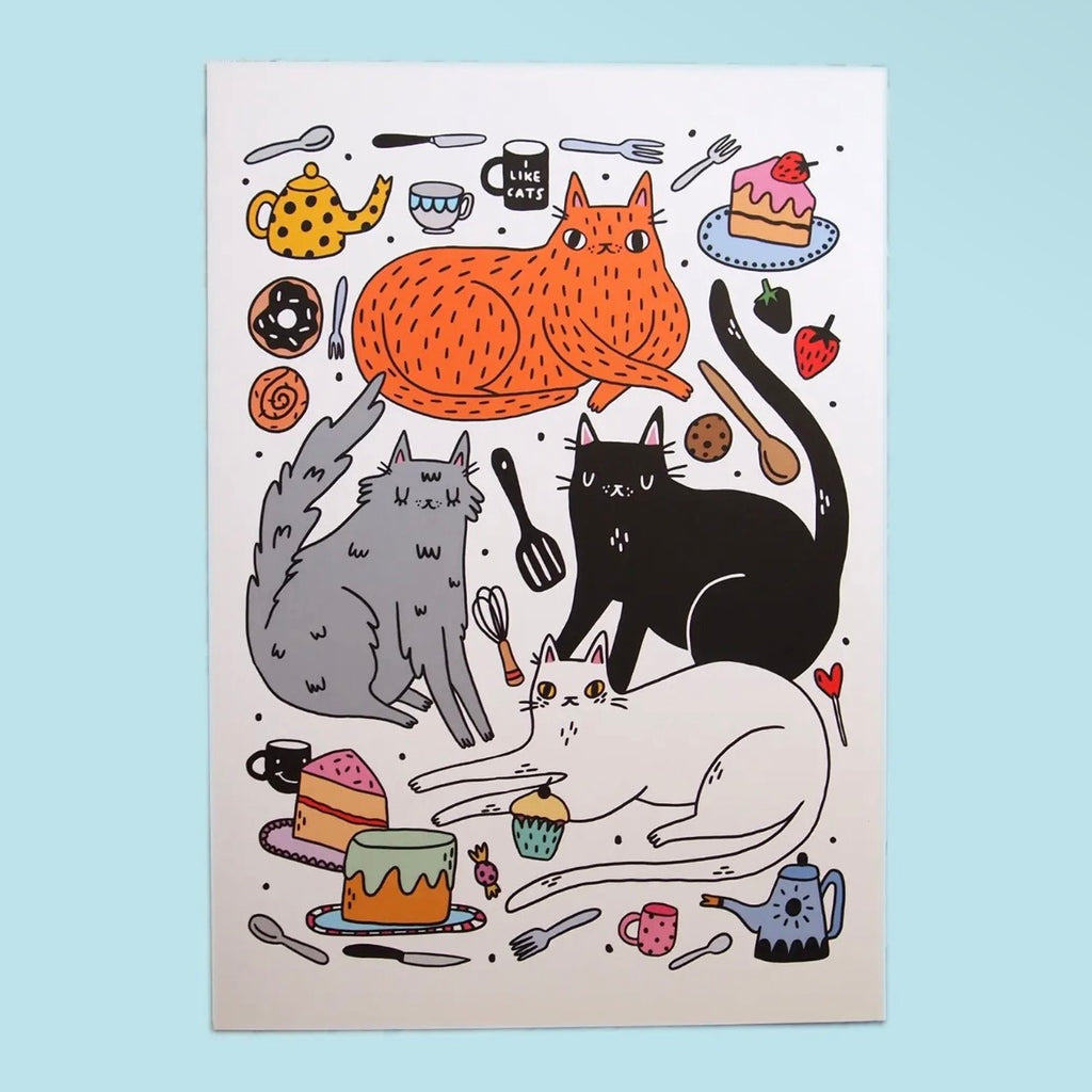 A4 Print - Kitchen Cats