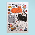 A4 Print - Kitchen Cats