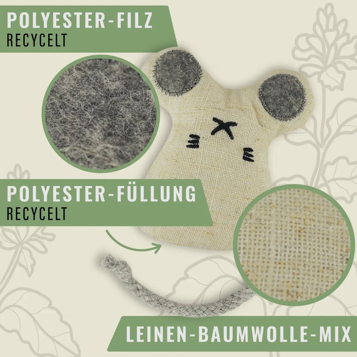 Katzenspielzeug mit Katzenminze