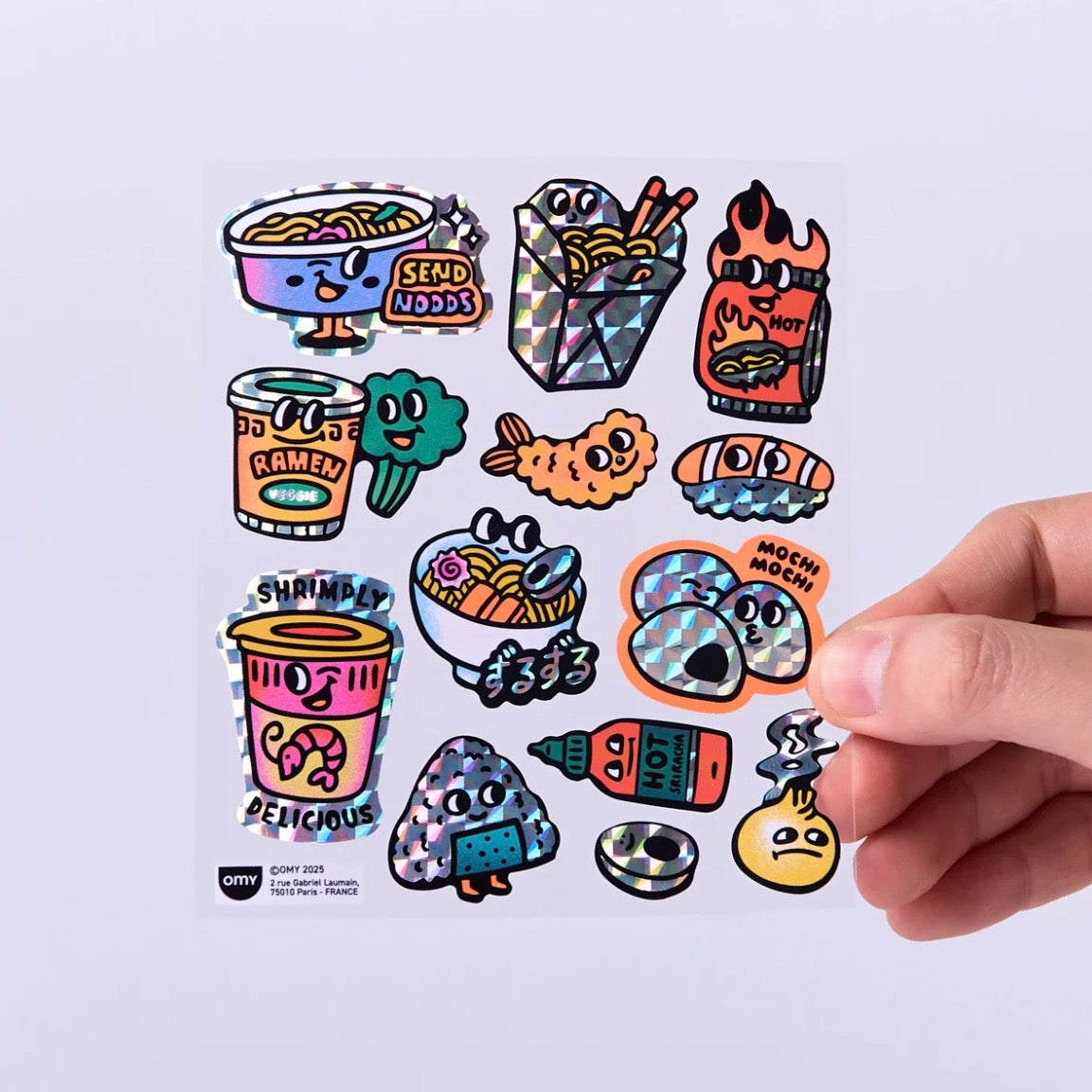 Stickerbogen - Big Noodle