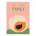 Postkarte - We Are Family