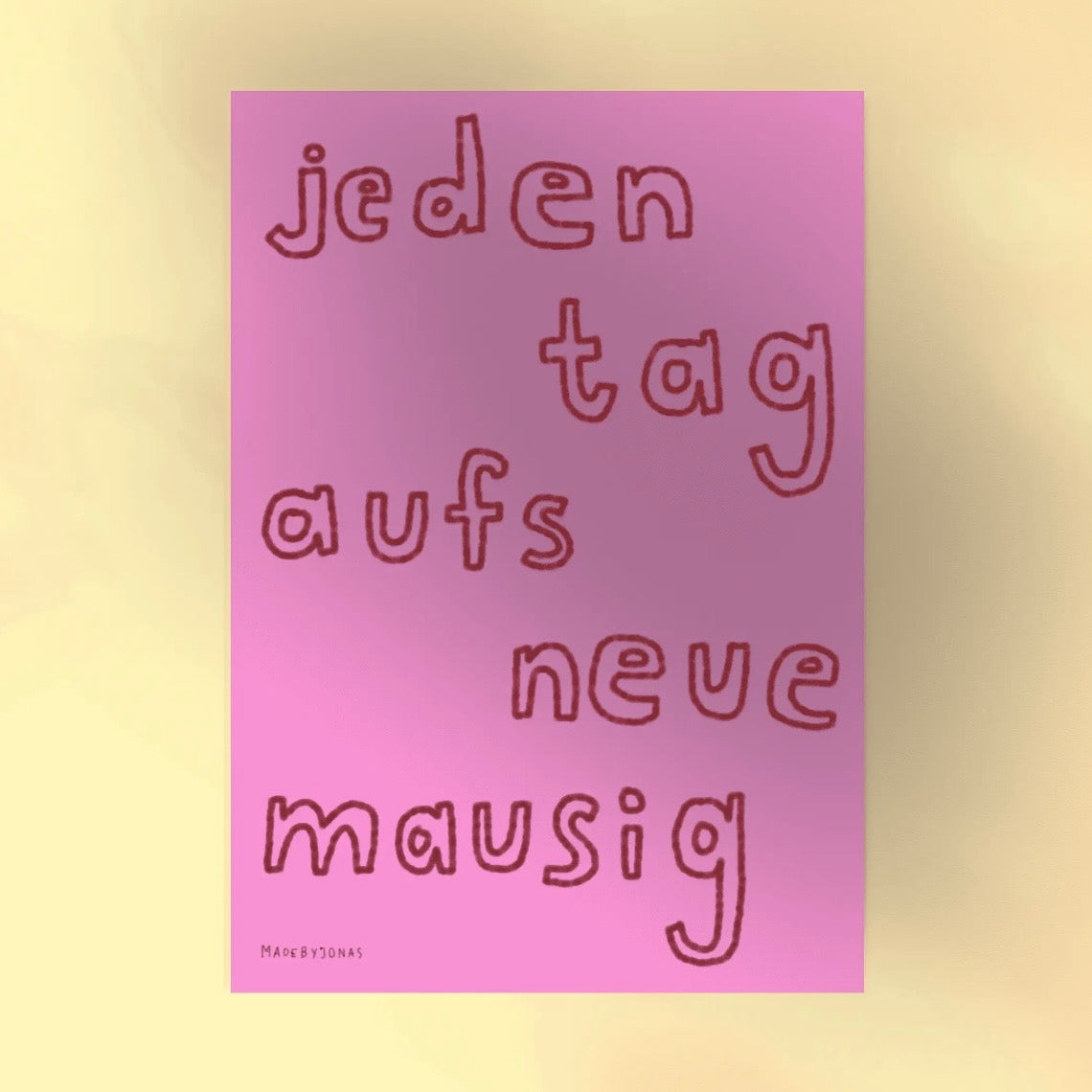 Postkarte - Jeden Tag Mausig