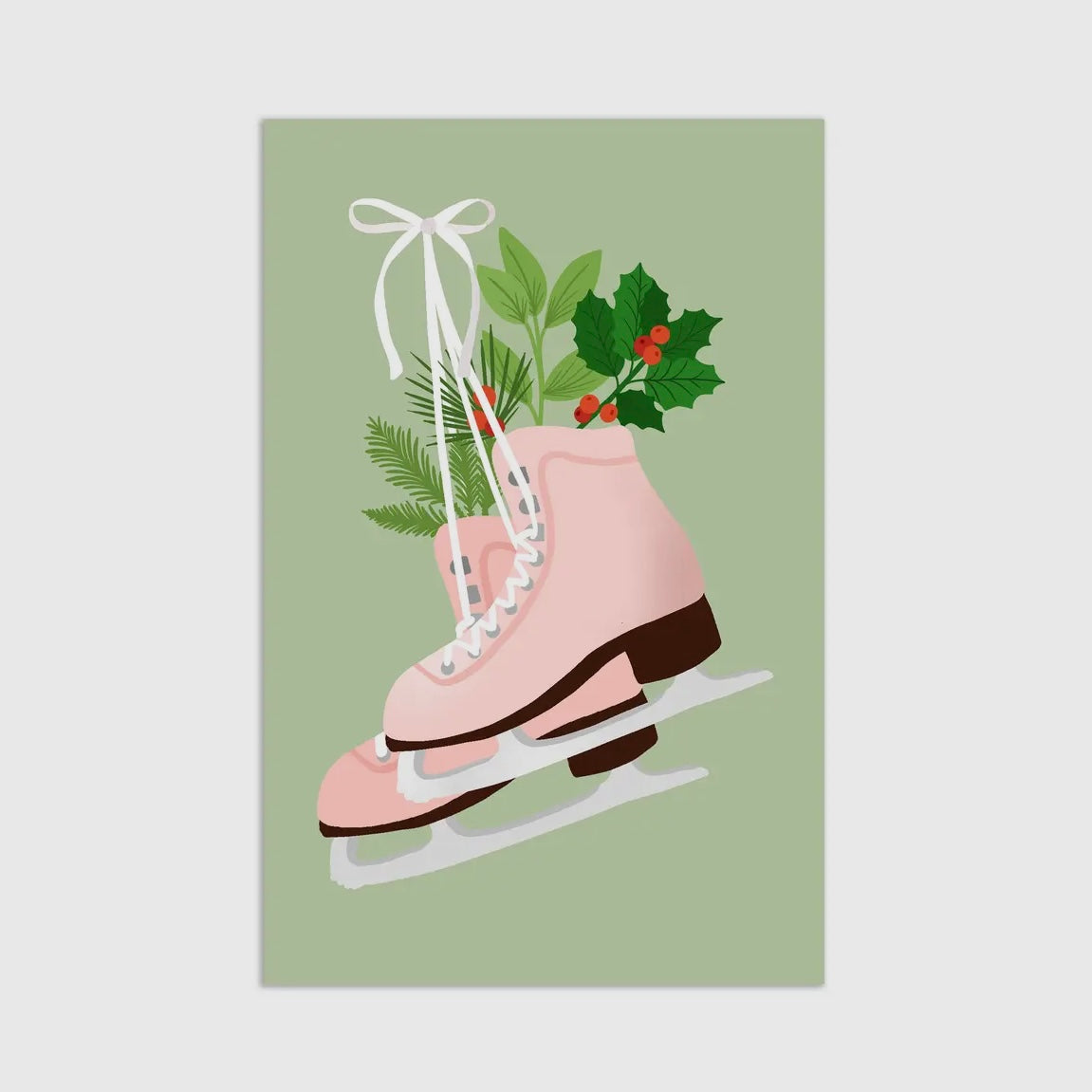 Minikarte - Schlittschuhe