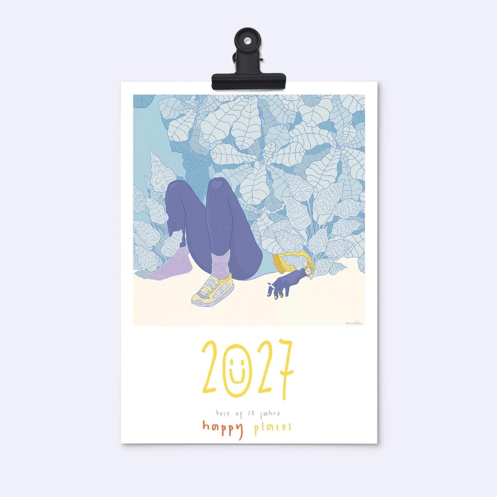 BALD VERFÜGBAR: 2027 Wandkalender - Happy Places