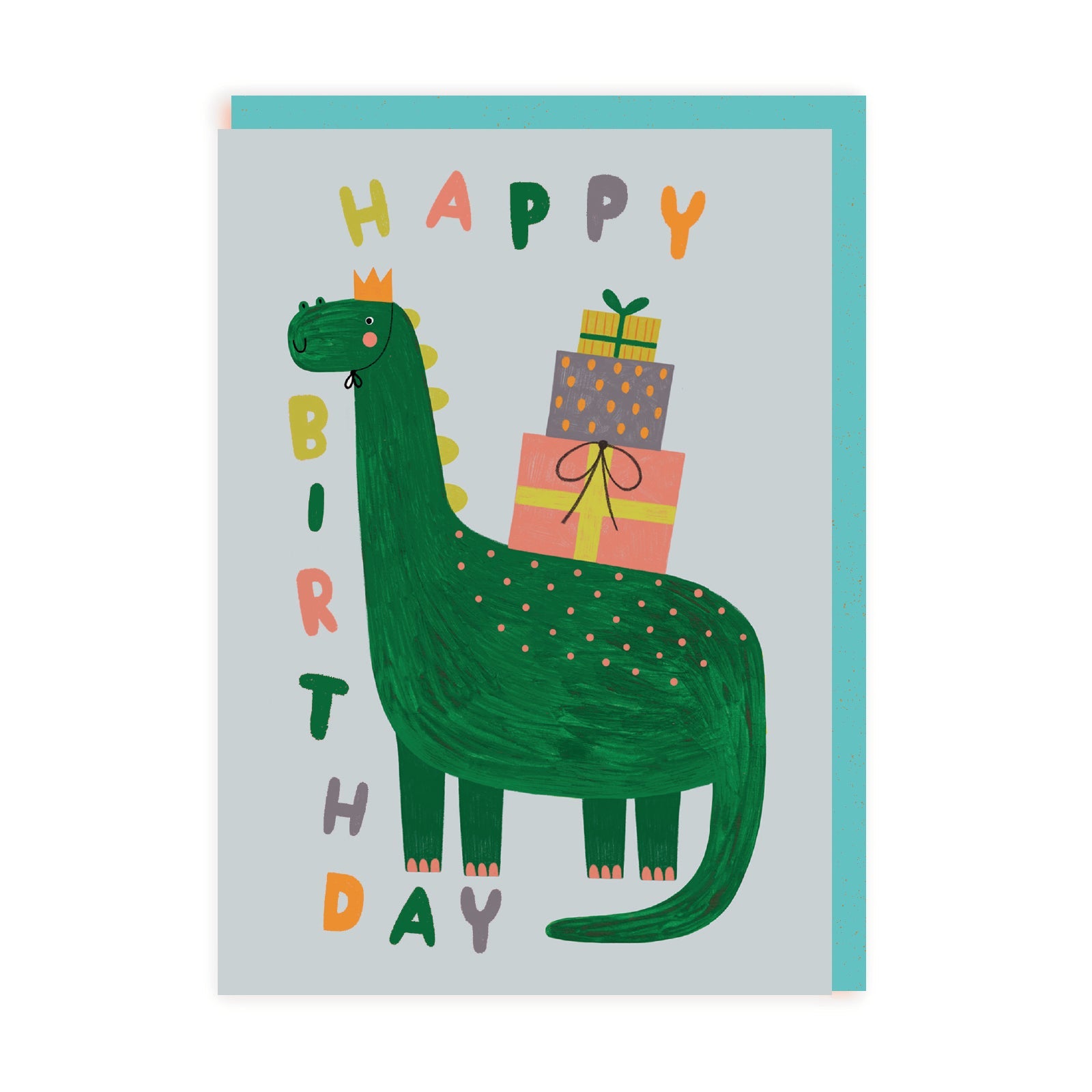 Grußkarte - Happy Birthday Dinosaur