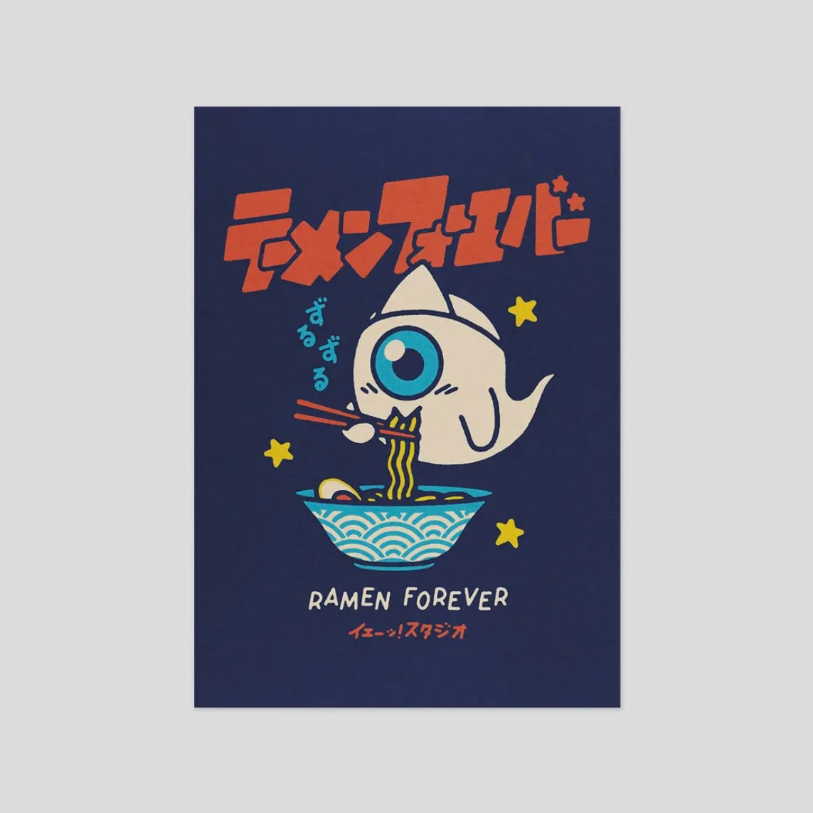 Postkarte - Ramen Forever