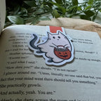 Magnetisches Lesezeichen - Geisterkatze