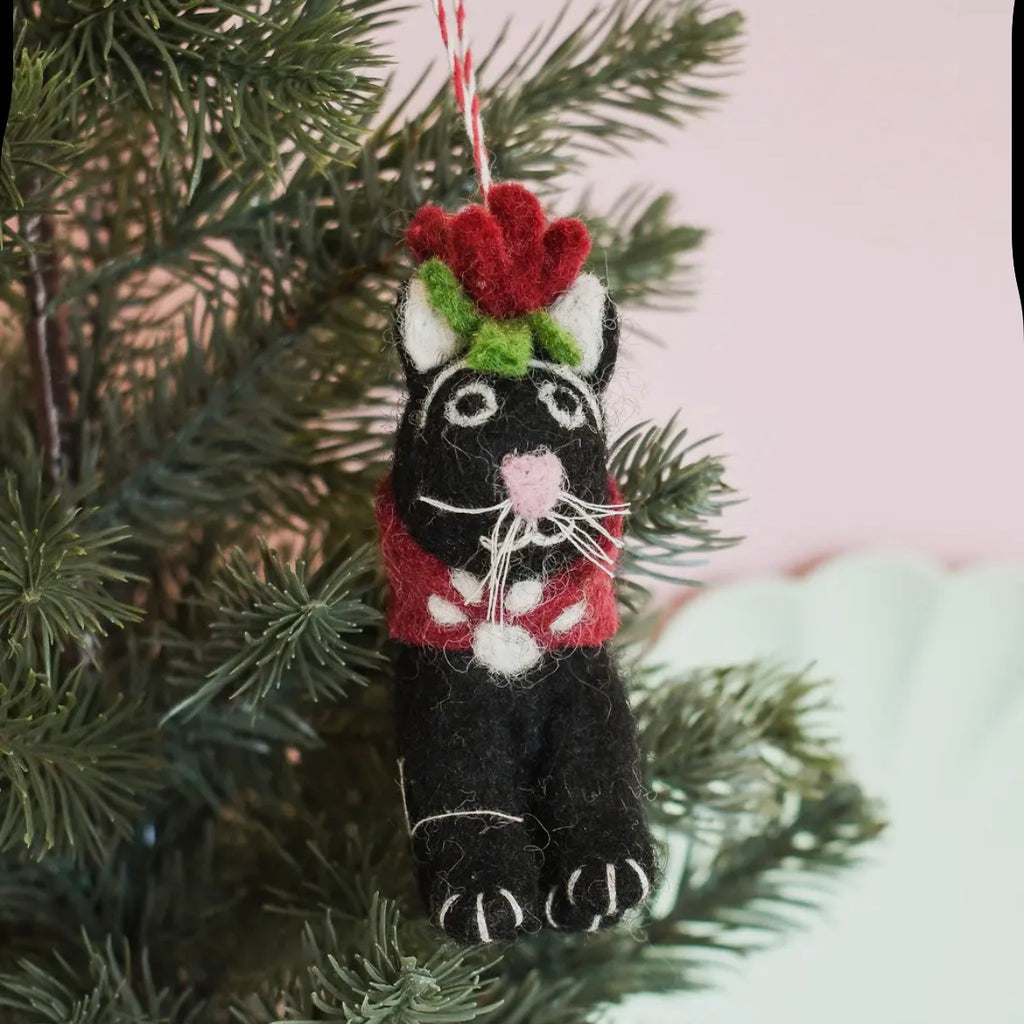 Anhänger aus Filz - Frida Catlo