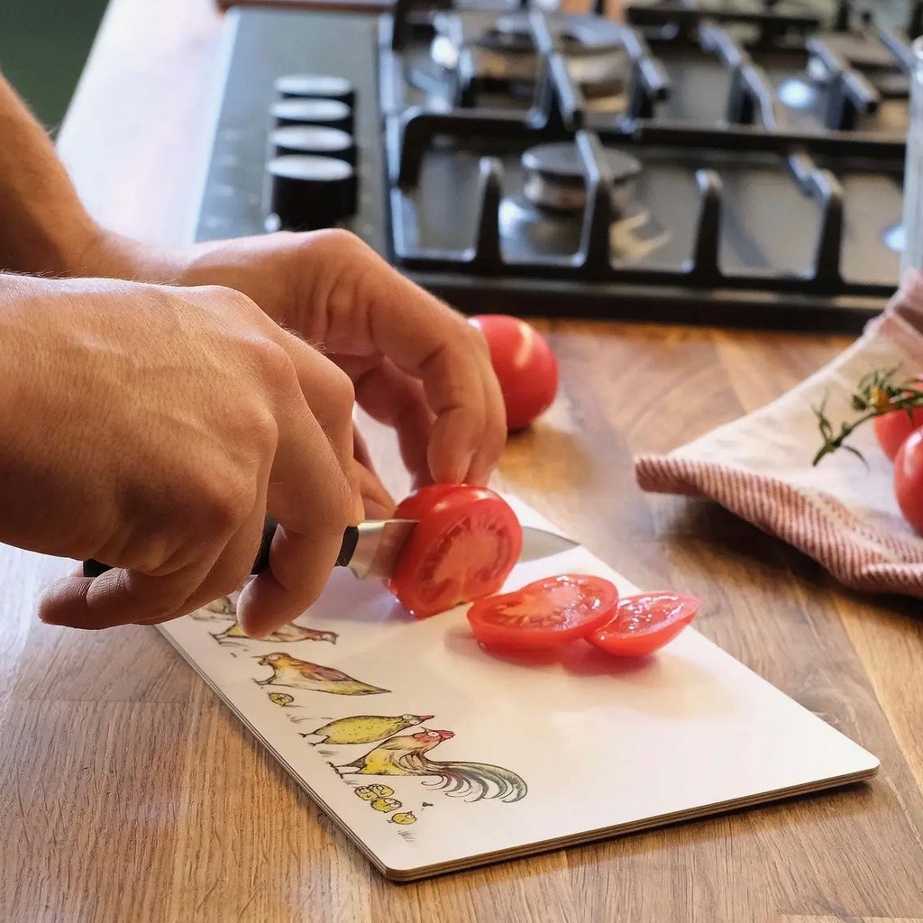 Brettchen - Fuchs im Hühnerpelz