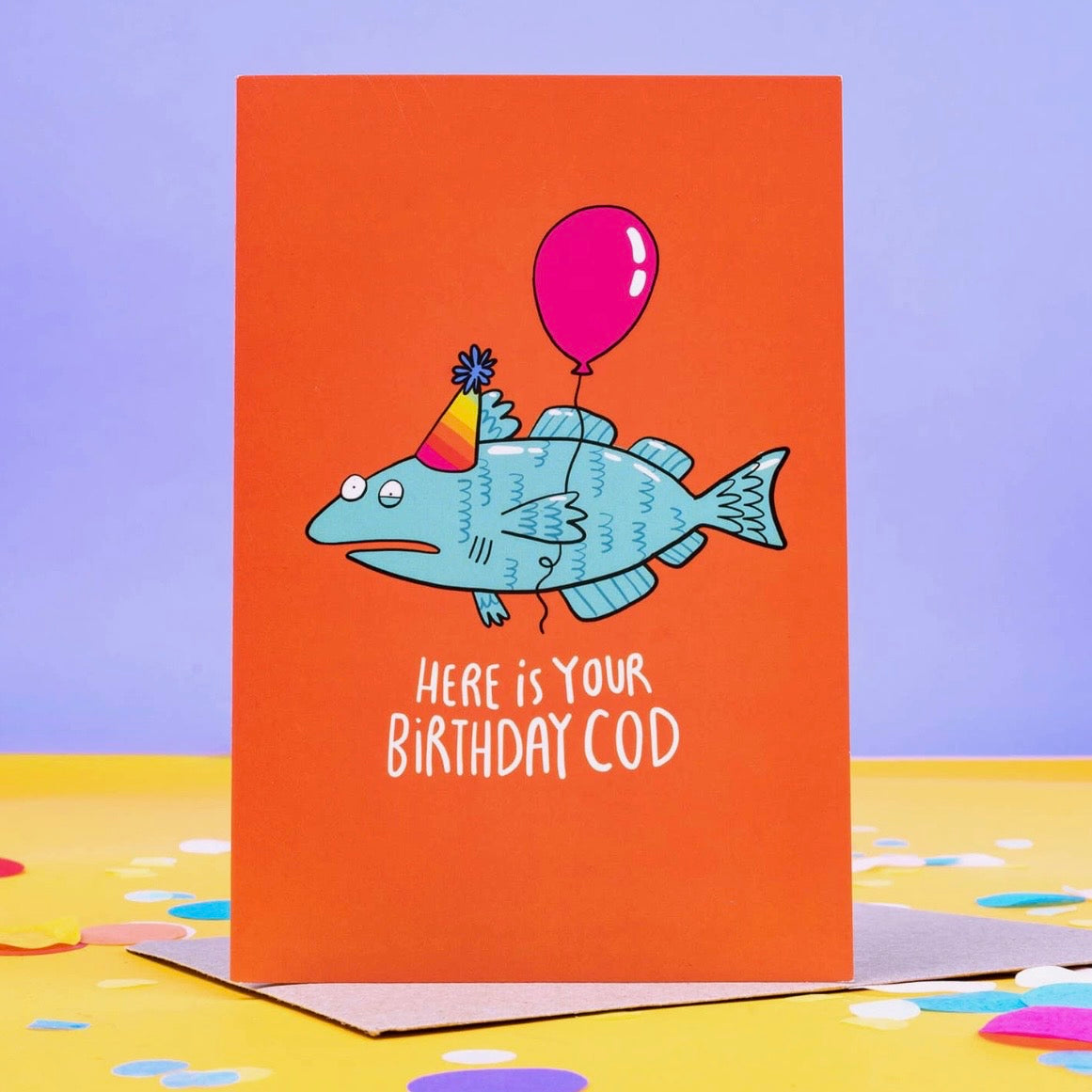 Grußkarte - Birthday Cod