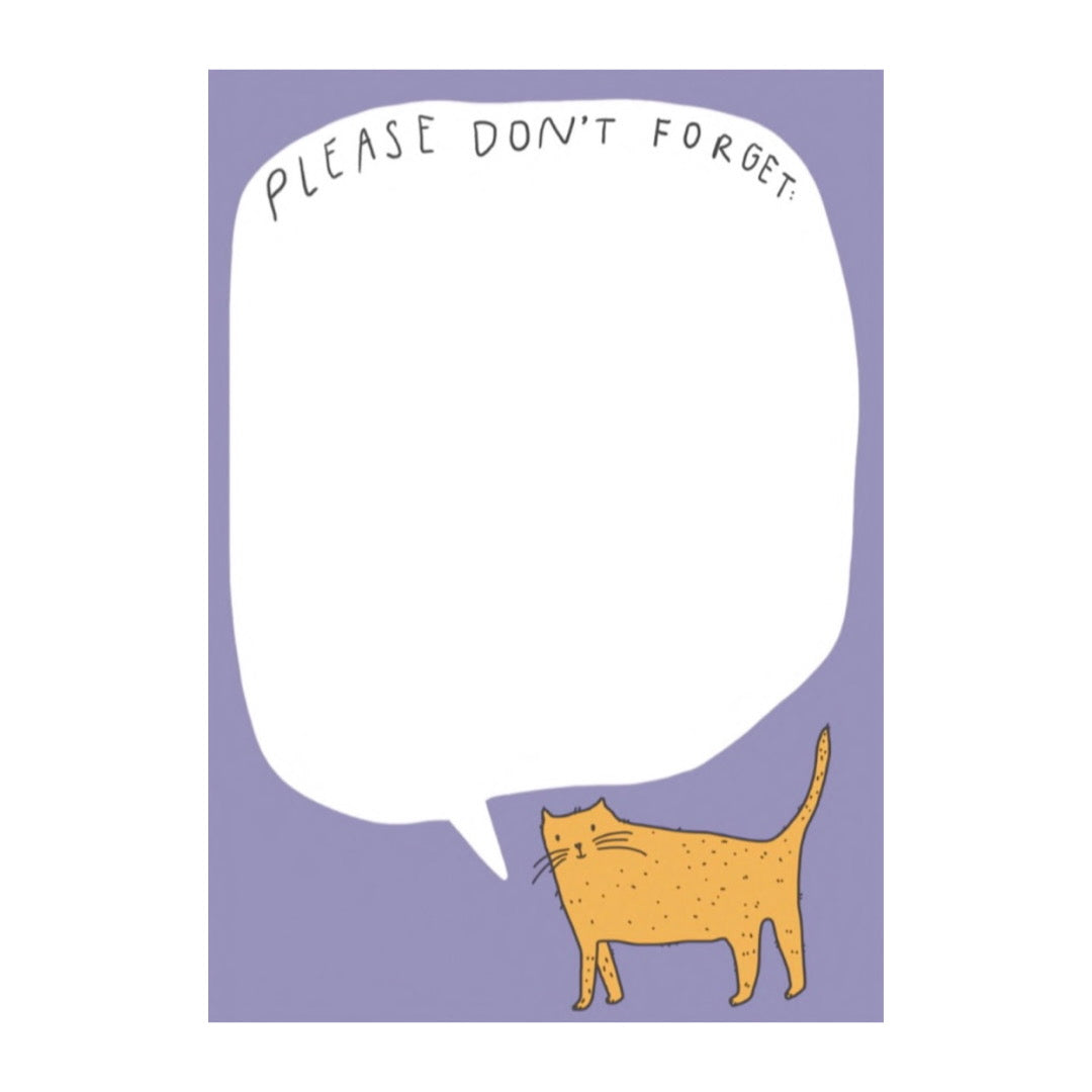 Notizblock A7 - Please Don't Forget