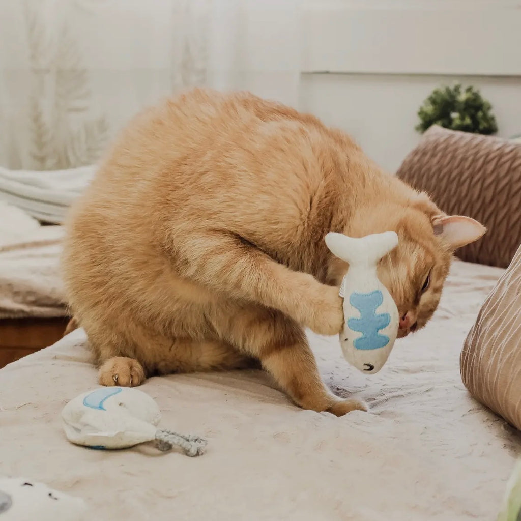 Katzenspielzeug mit Baldrian